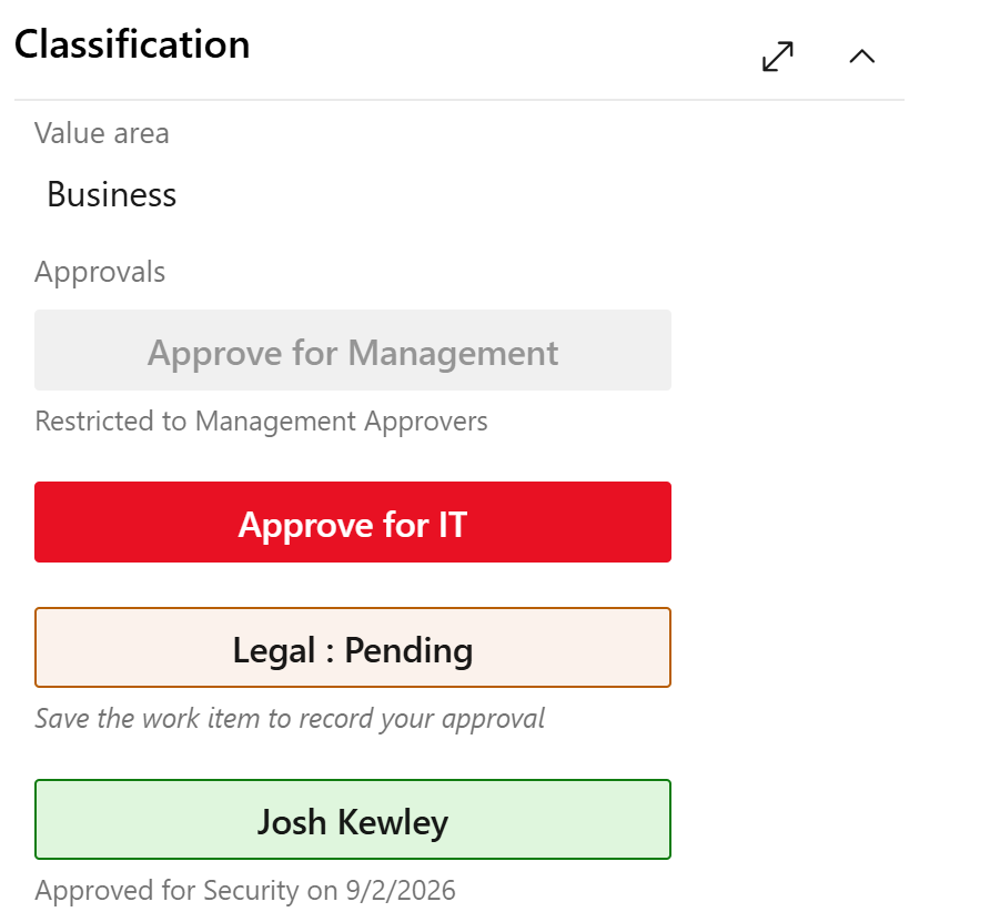 Approval states